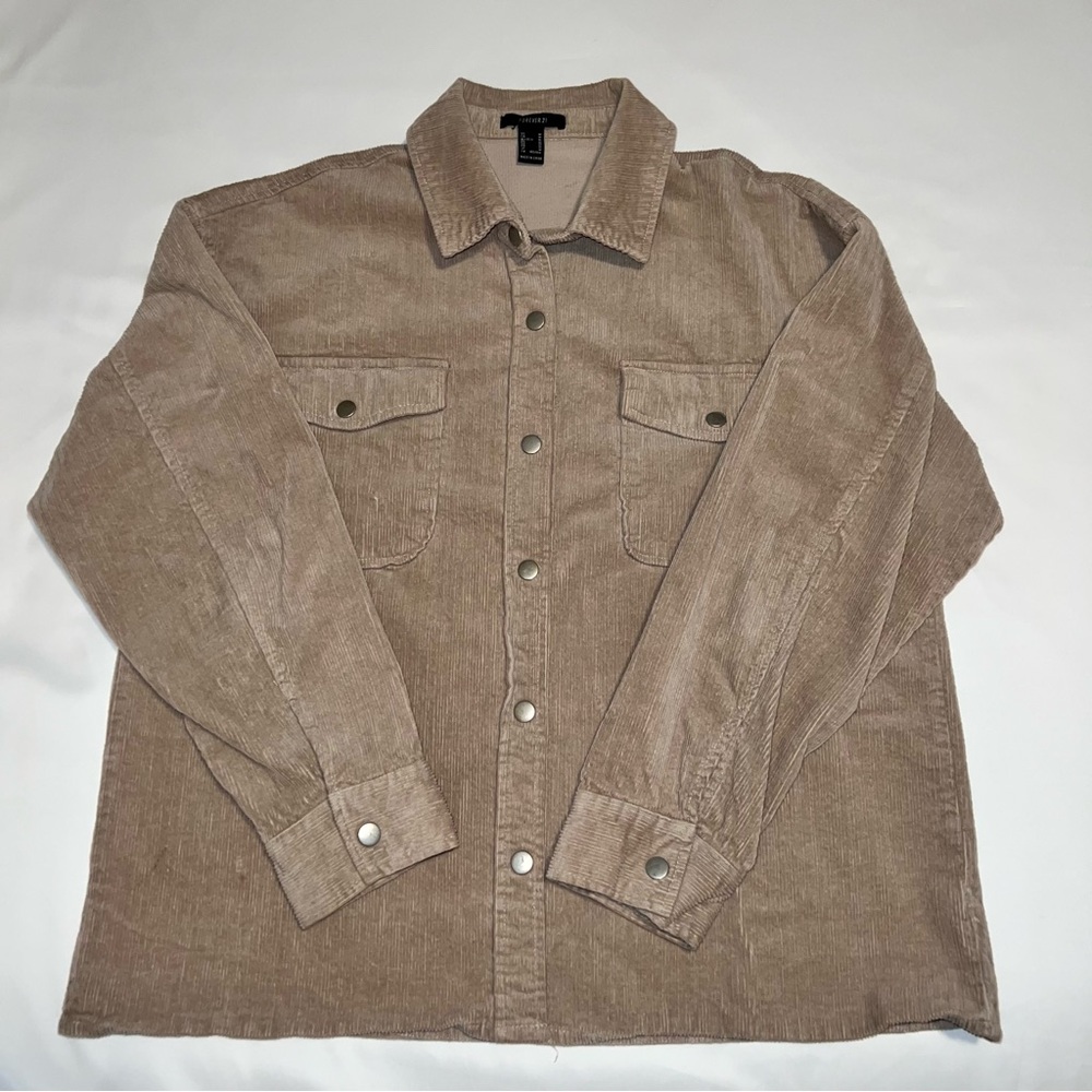 Forever 21 Tan Corduroy Jacket